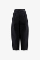 Soeur Women's Daley Organic Cotton and Linen Trousers Black