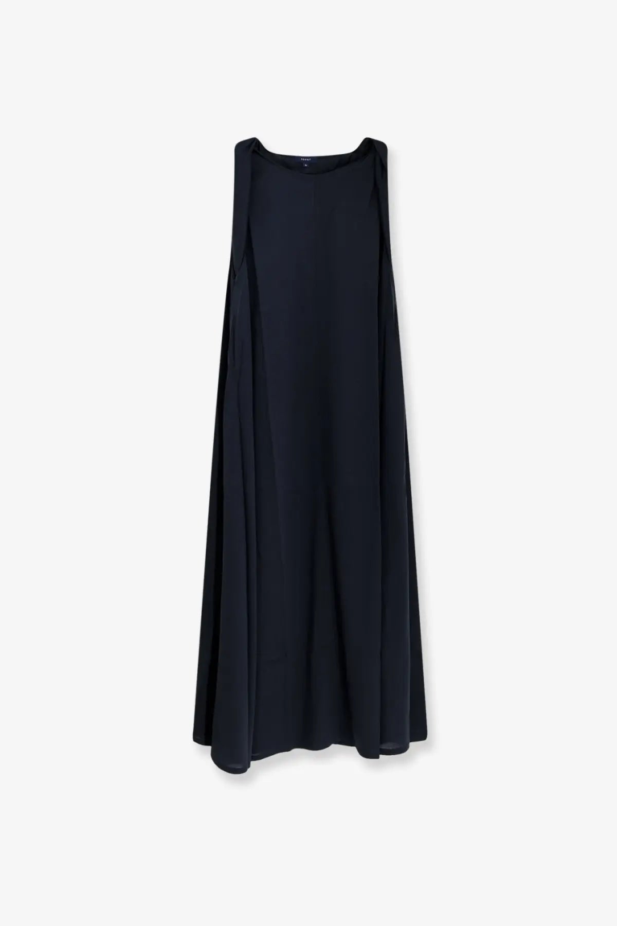 Soeur womens Debby organic cotton long dress blue maxi with slits