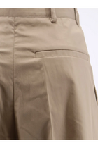 Soeur Women's Imogen Biologic Cotton Bermuda Shorts Beige, view 3