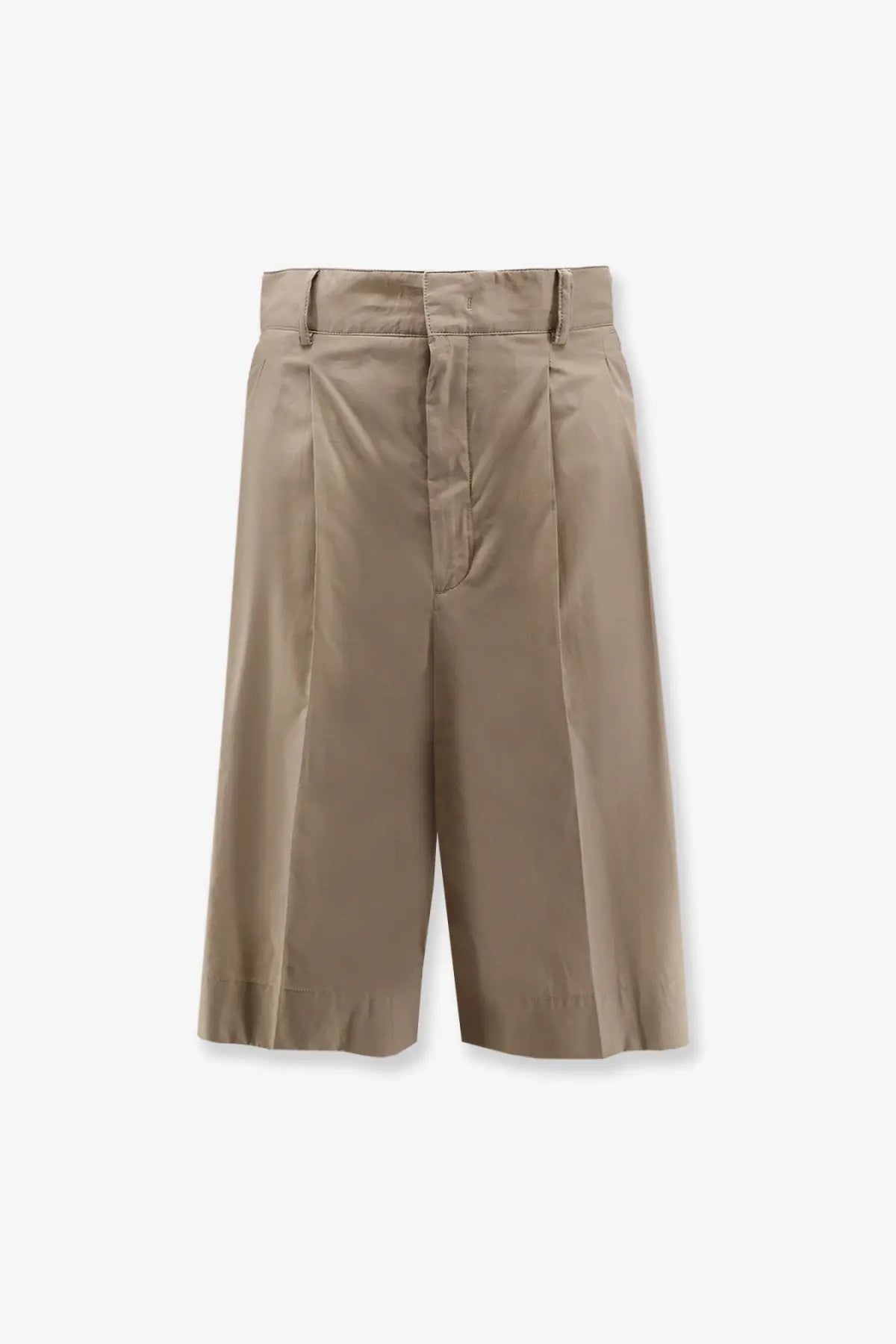 Soeur Women's Imogen Biologic Cotton Bermuda Shorts Beige