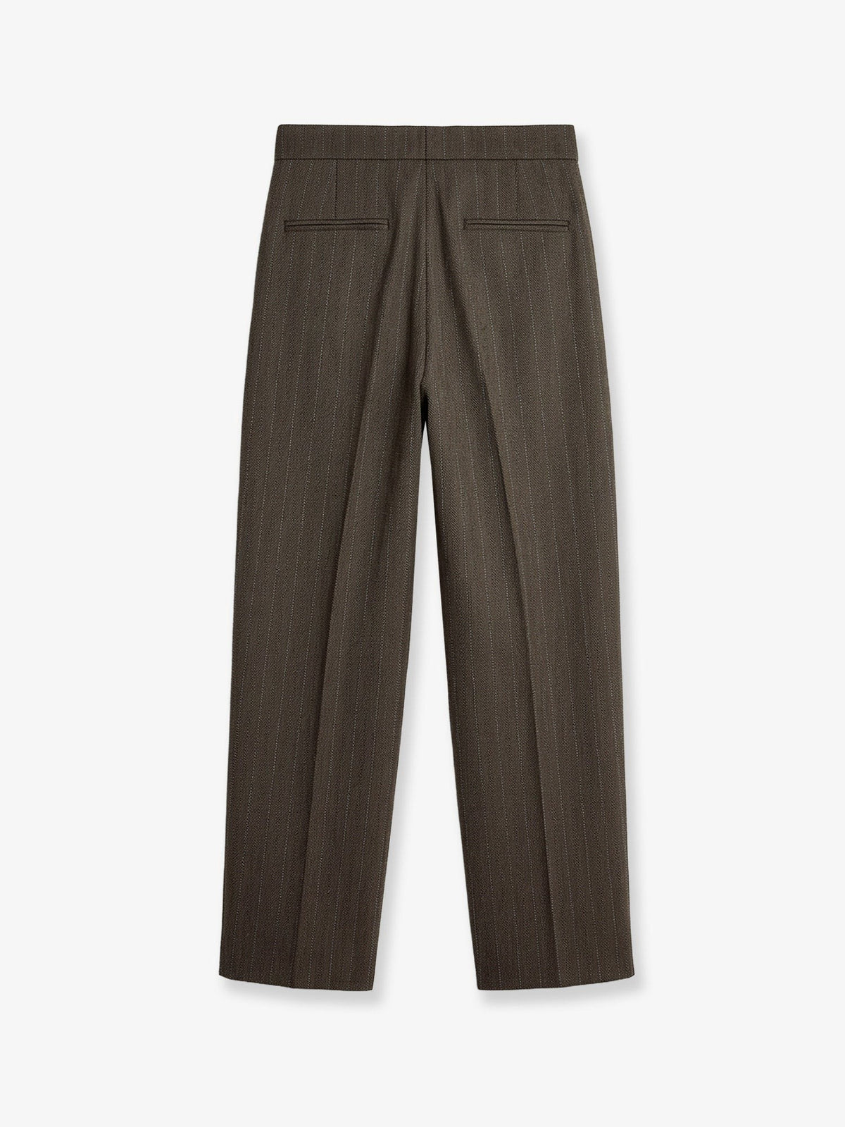 Soeur Women's Jocelyn Virgin Wool Trousers Brown, view 2