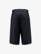 Soeur Women's Jude Virgin Wool Bermuda Shorts Blue, view 2