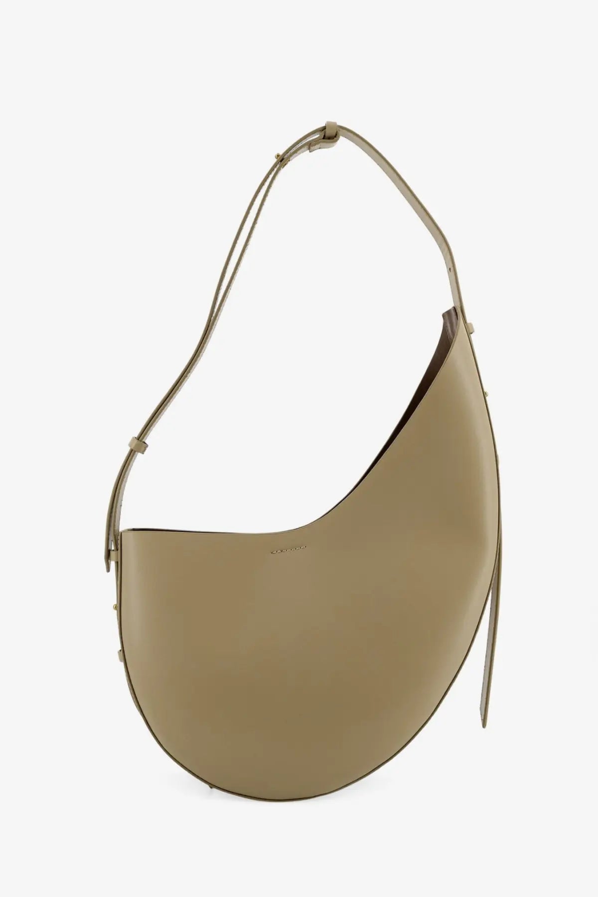Soeur women’s winona leather crossbody bag in olive green with sleek leather and slender adjustable strap