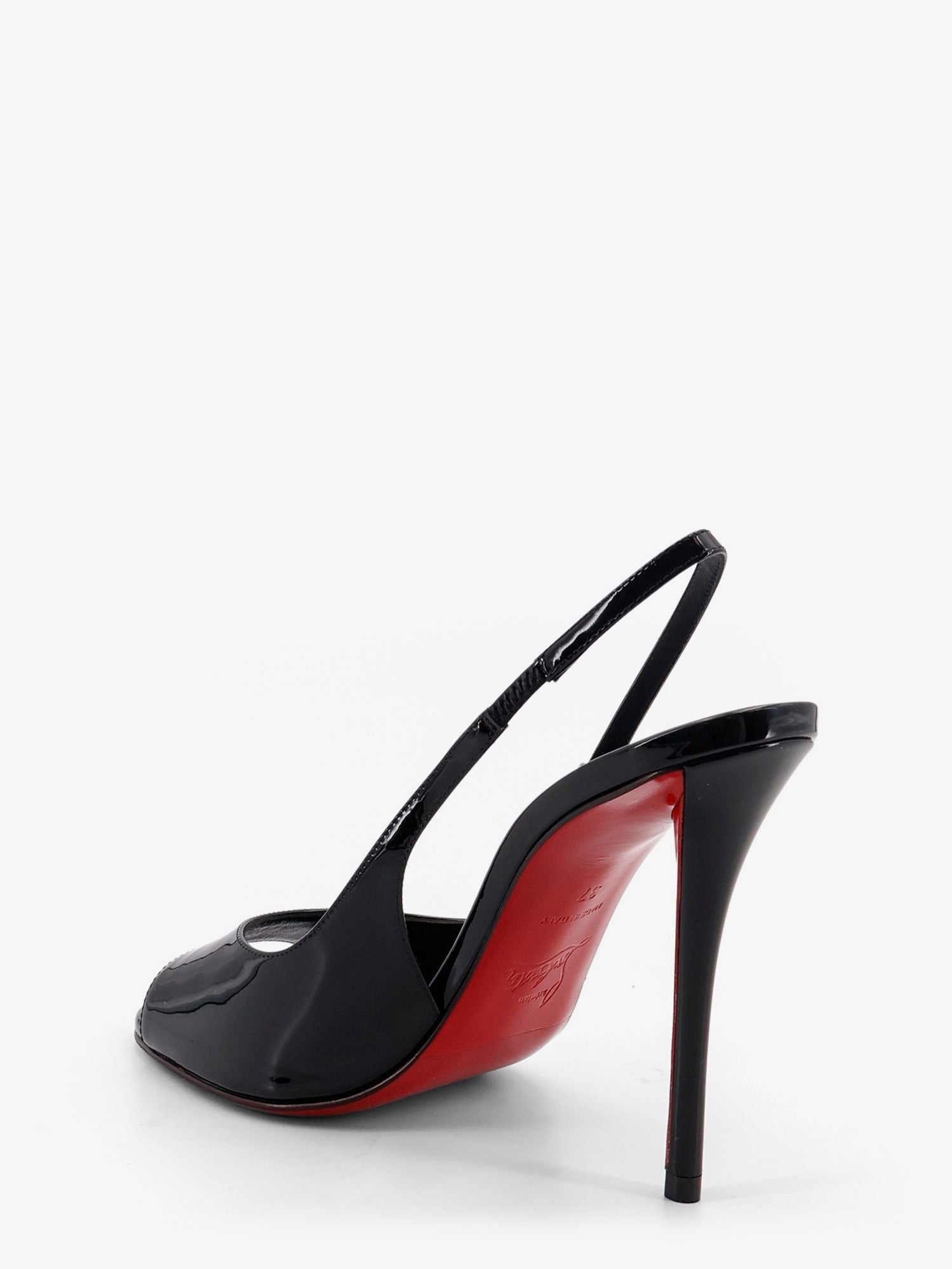 Christian Louboutin Women's Sofia Patent Leather Sandals Black