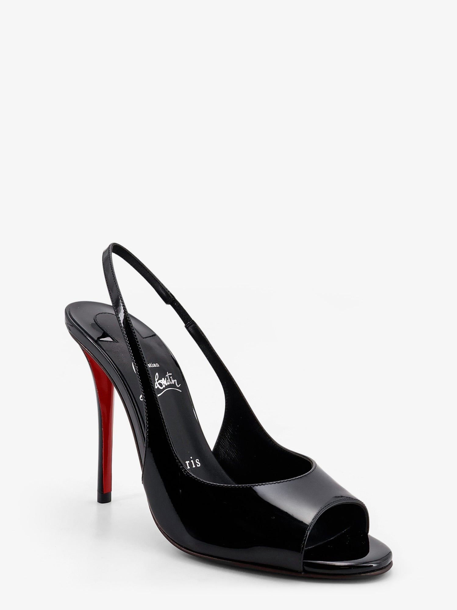Christian Louboutin Women's Sofia Patent Leather Sandals Black