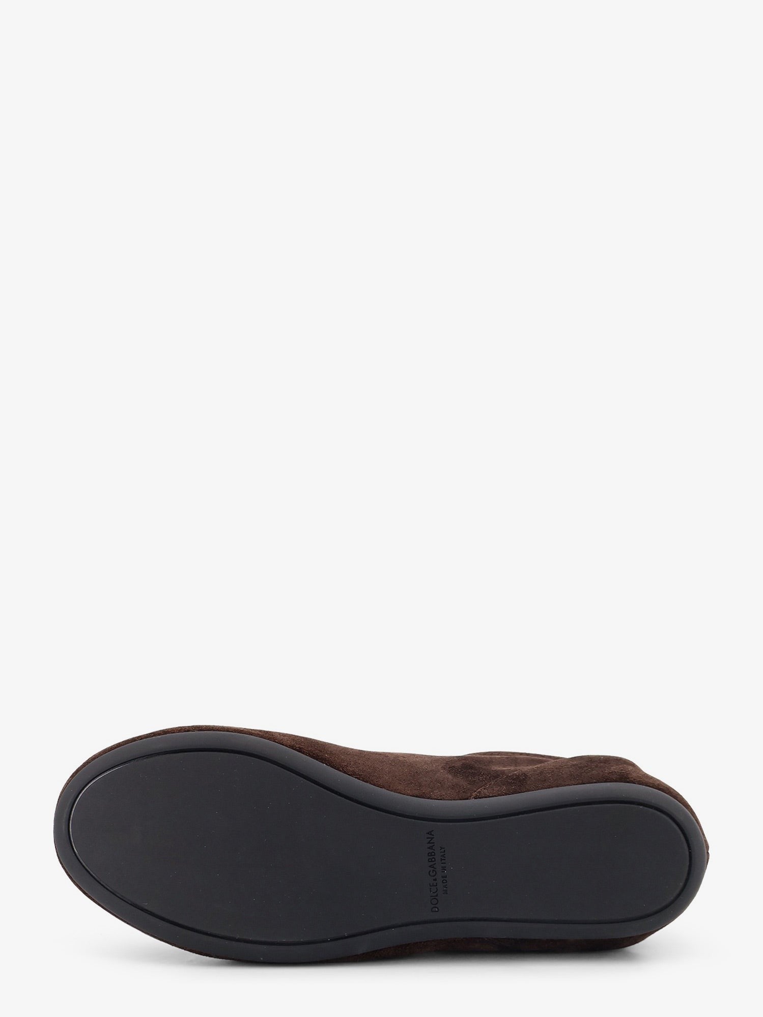 Dolce &amp; Gabbana Women's Soft Ballet Split Suede Sneakers Black