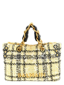 Balmain Soft Cabas Small Shopping Bag Gold