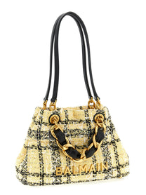 Balmain Soft Cabas Small Shopping Bag Gold