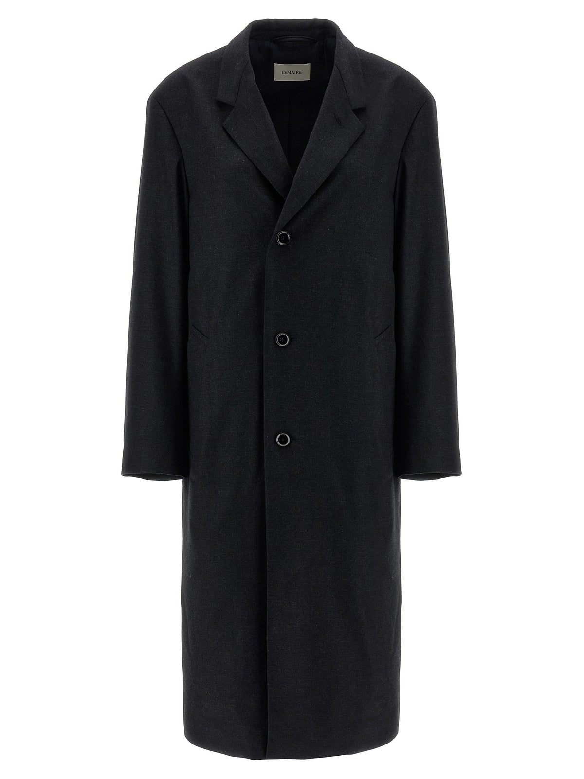 Lemaire Soft Chesterfield Coat Grey