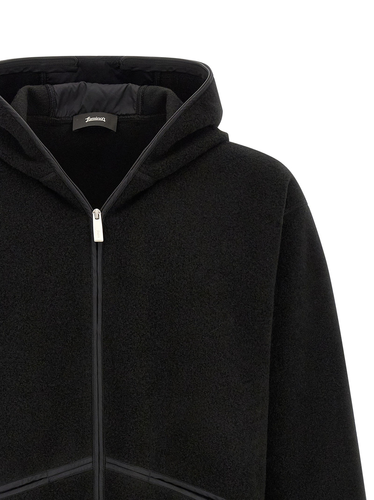 Laminar Soft Hooded Jacket Black, view 3