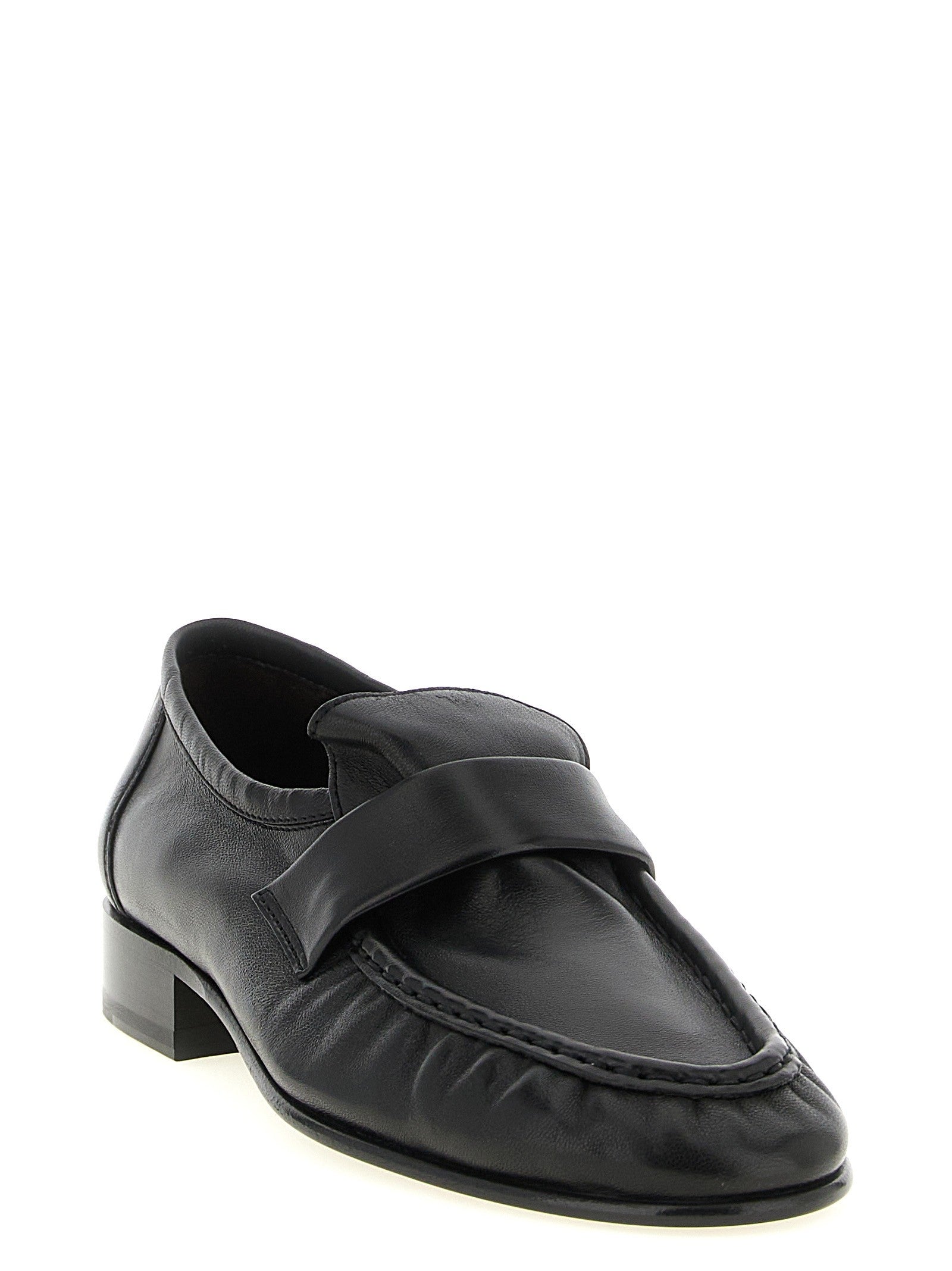 The Row Soft Loafer Loafers Black