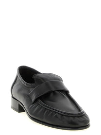 The Row Soft Loafer Loafers Black