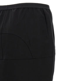 Rick Owens Soft Pillar Long Skirt Black