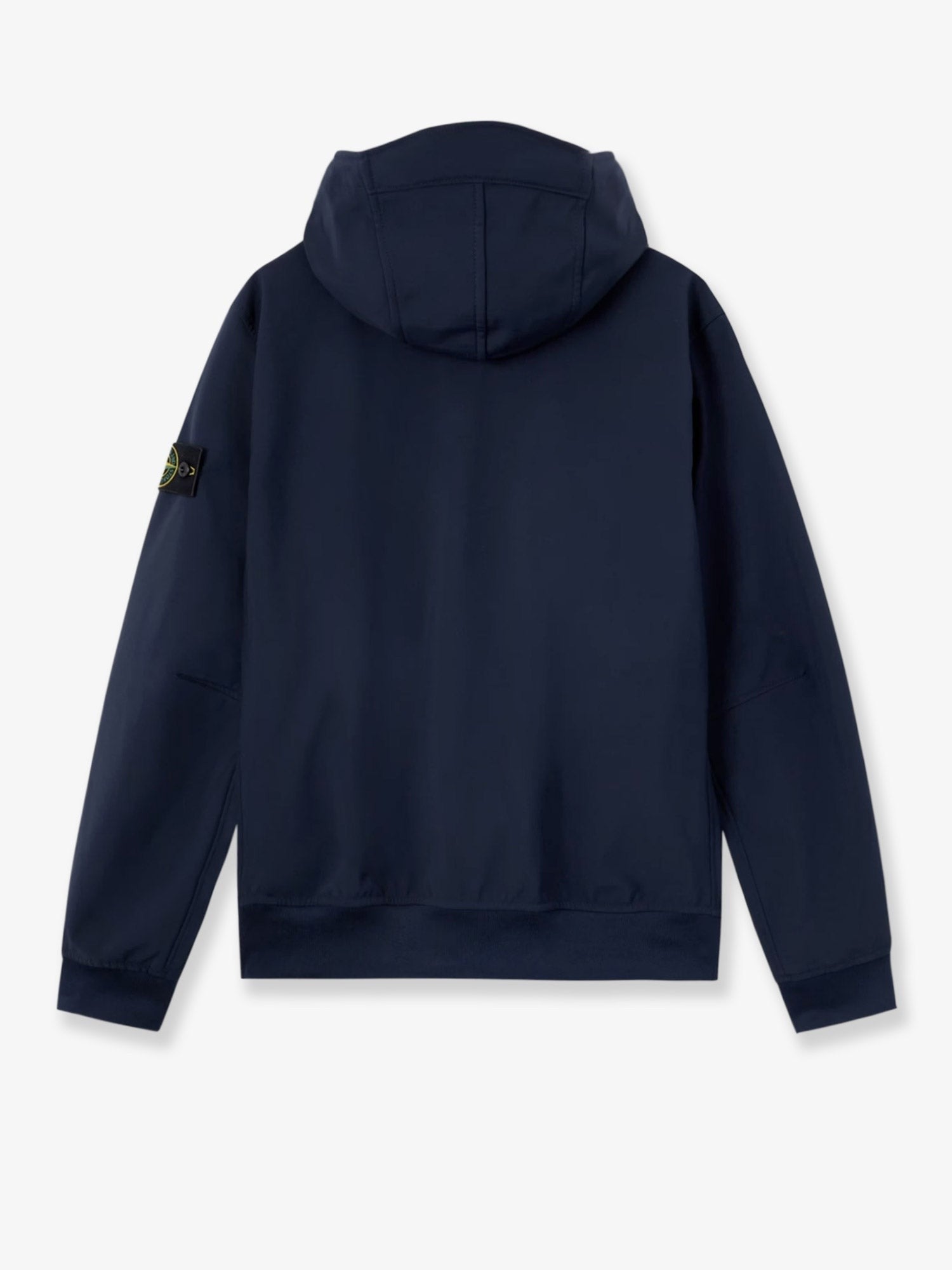 Stone Island Men's Soft Shell Edye® Technology Wind and Water Resistant Jacket Blue