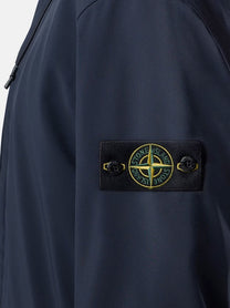 Stone Island Men's Soft Shell Edye® Technology Wind and Water Resistant Jacket Blue