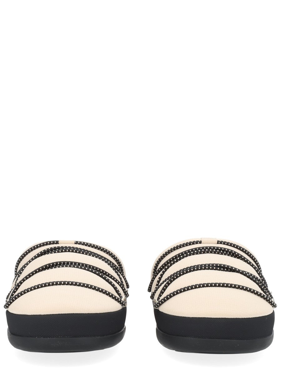 Moon Boot Women's Soft Slipper Shoe Beige Moon Boot