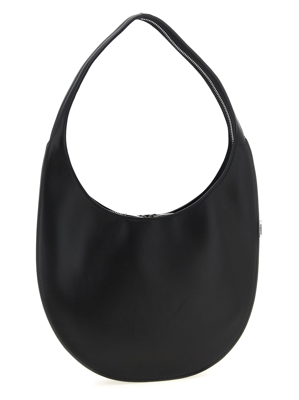 Coperni Soft Swipe Medium Shoulder Bag Black, view 2