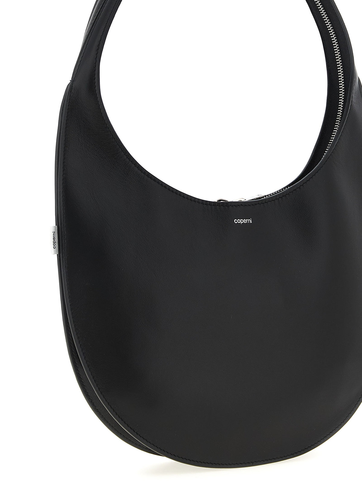 Coperni Soft Swipe Medium Shoulder Bag Black, view 3
