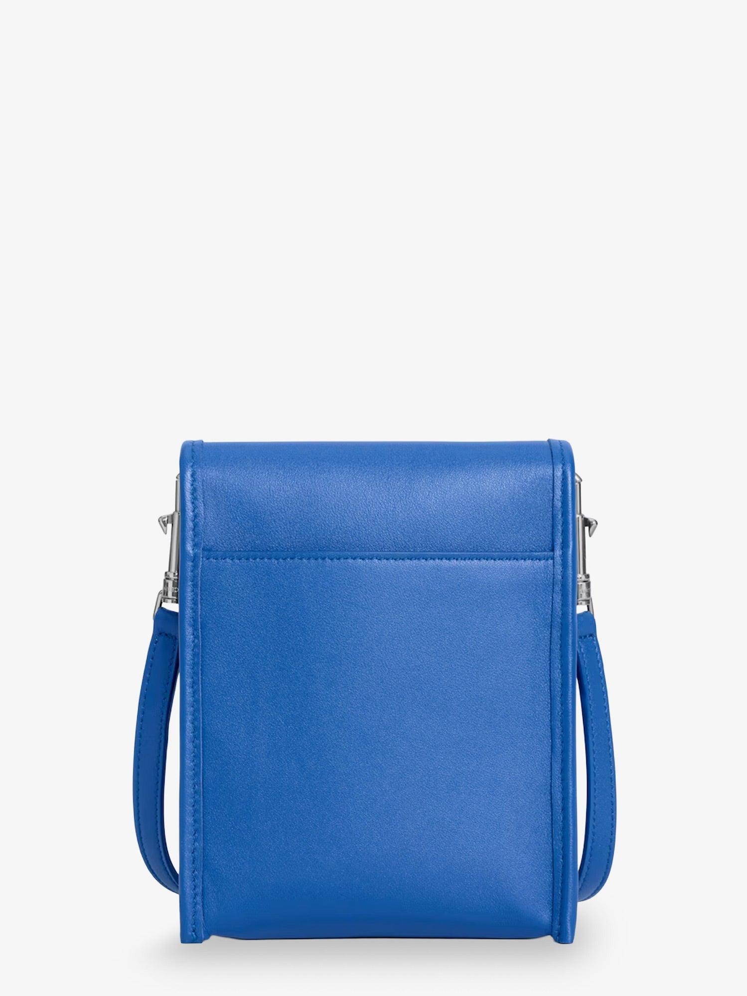 Celine Men's Soft Triomphe Leather Shoulder Bag Blue