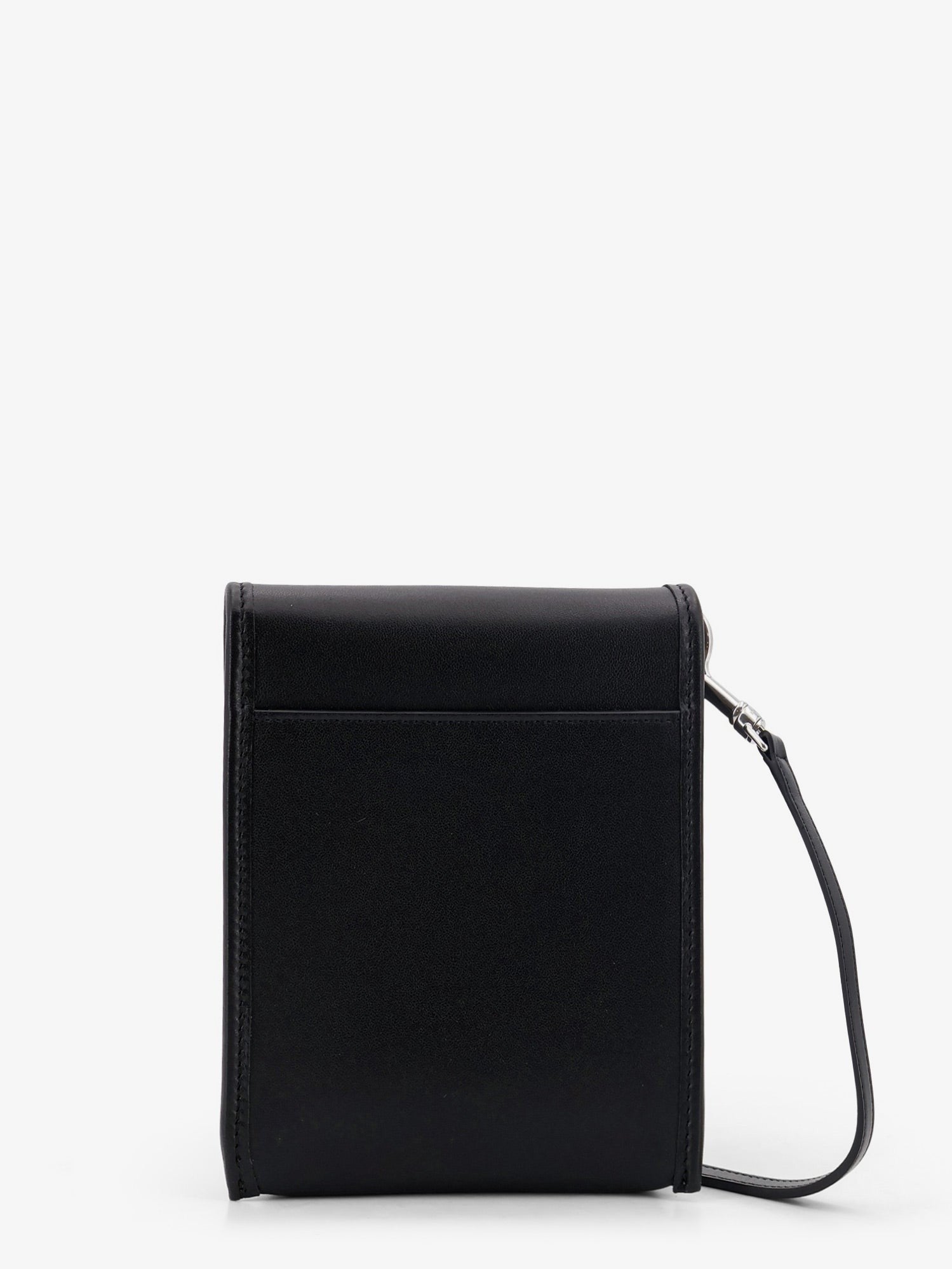 Celine Men's Soft Triomphe Leather Shoulder Bag Black