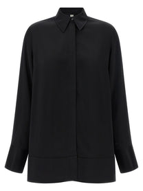 Toteme Soft Tuxedo Shirt Black