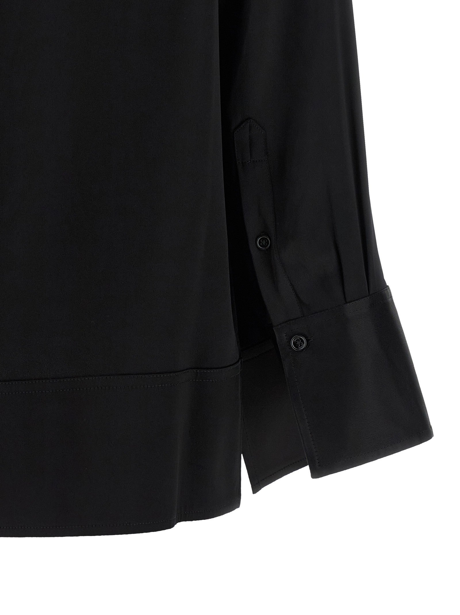 Toteme Soft Tuxedo Shirt Black