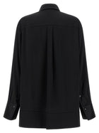Toteme Soft Tuxedo Shirt Black, view 2