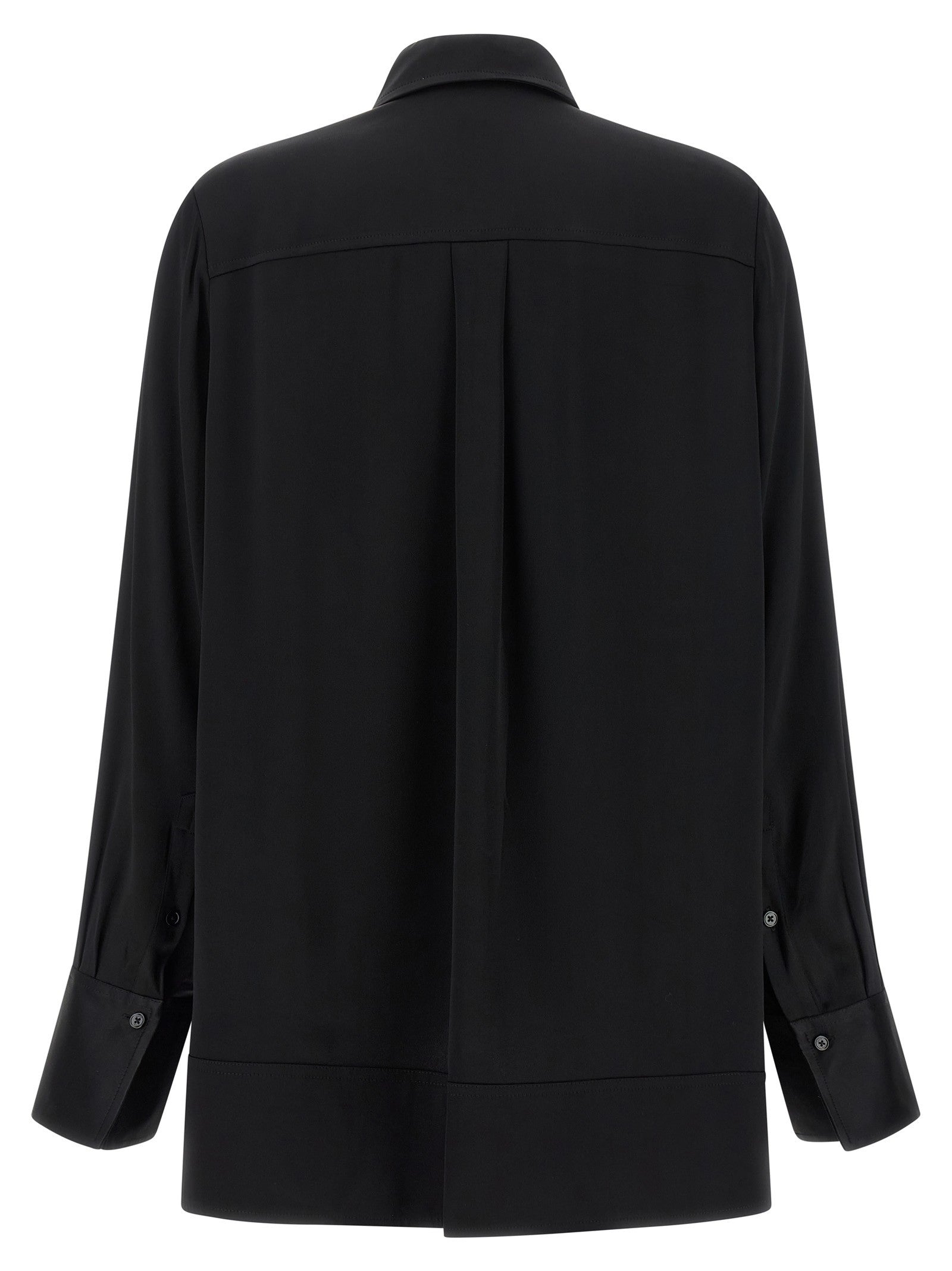Toteme Soft Tuxedo Shirt Black