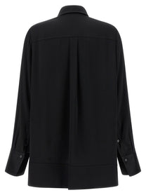 Toteme Soft Tuxedo Shirt Black