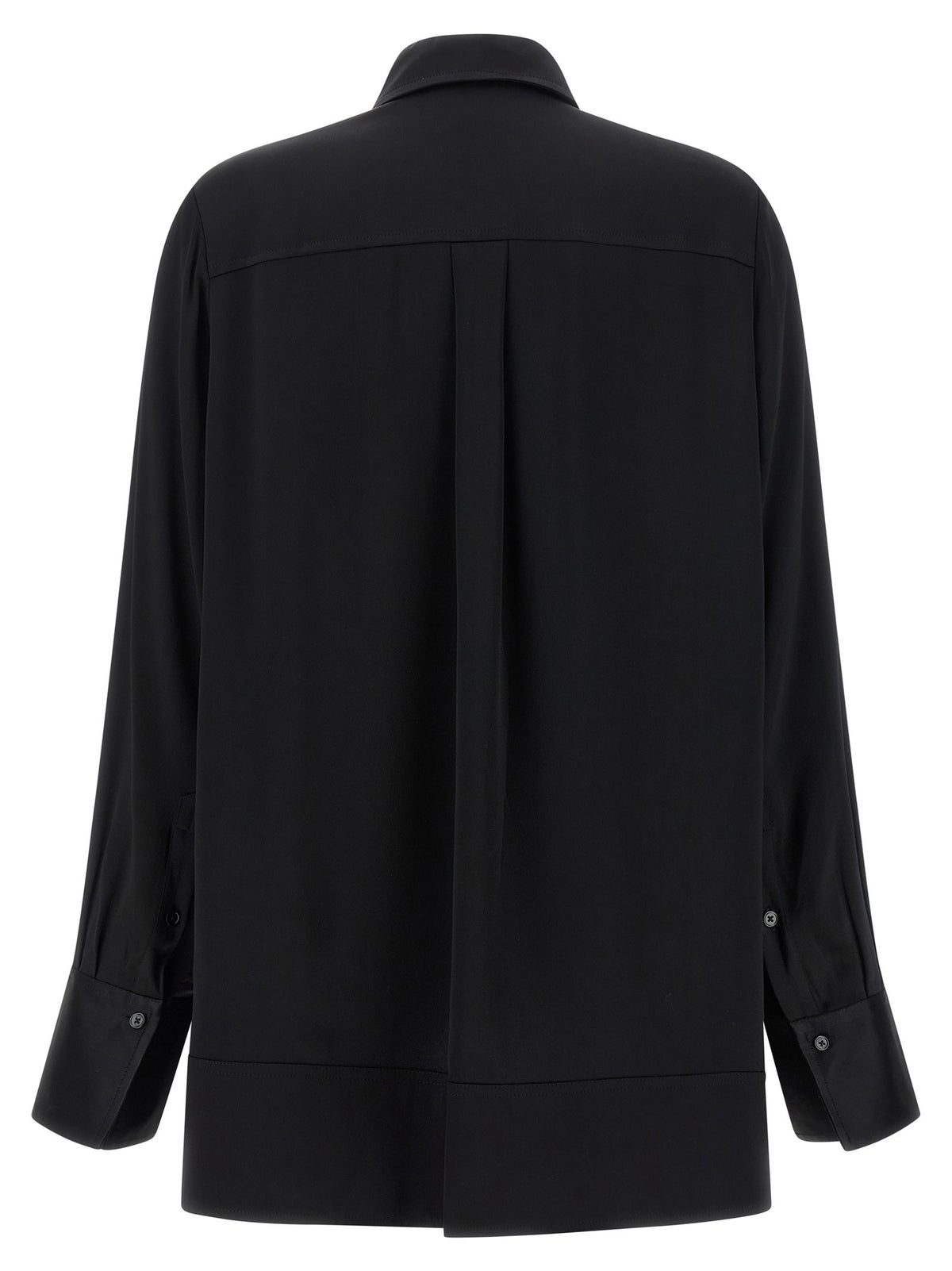 Toteme Soft Tuxedo Shirt Black, view 2