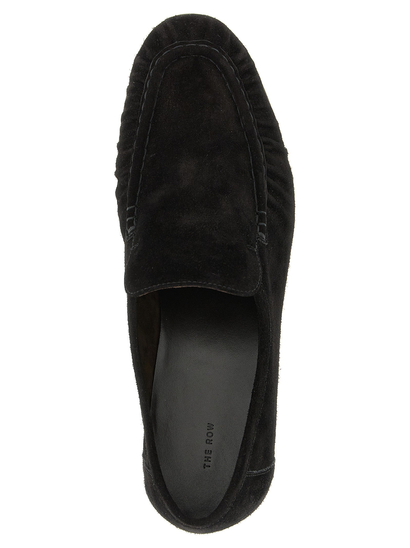 The Row Soft Two Loafers Black