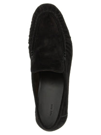 The Row Soft Two Loafers Black