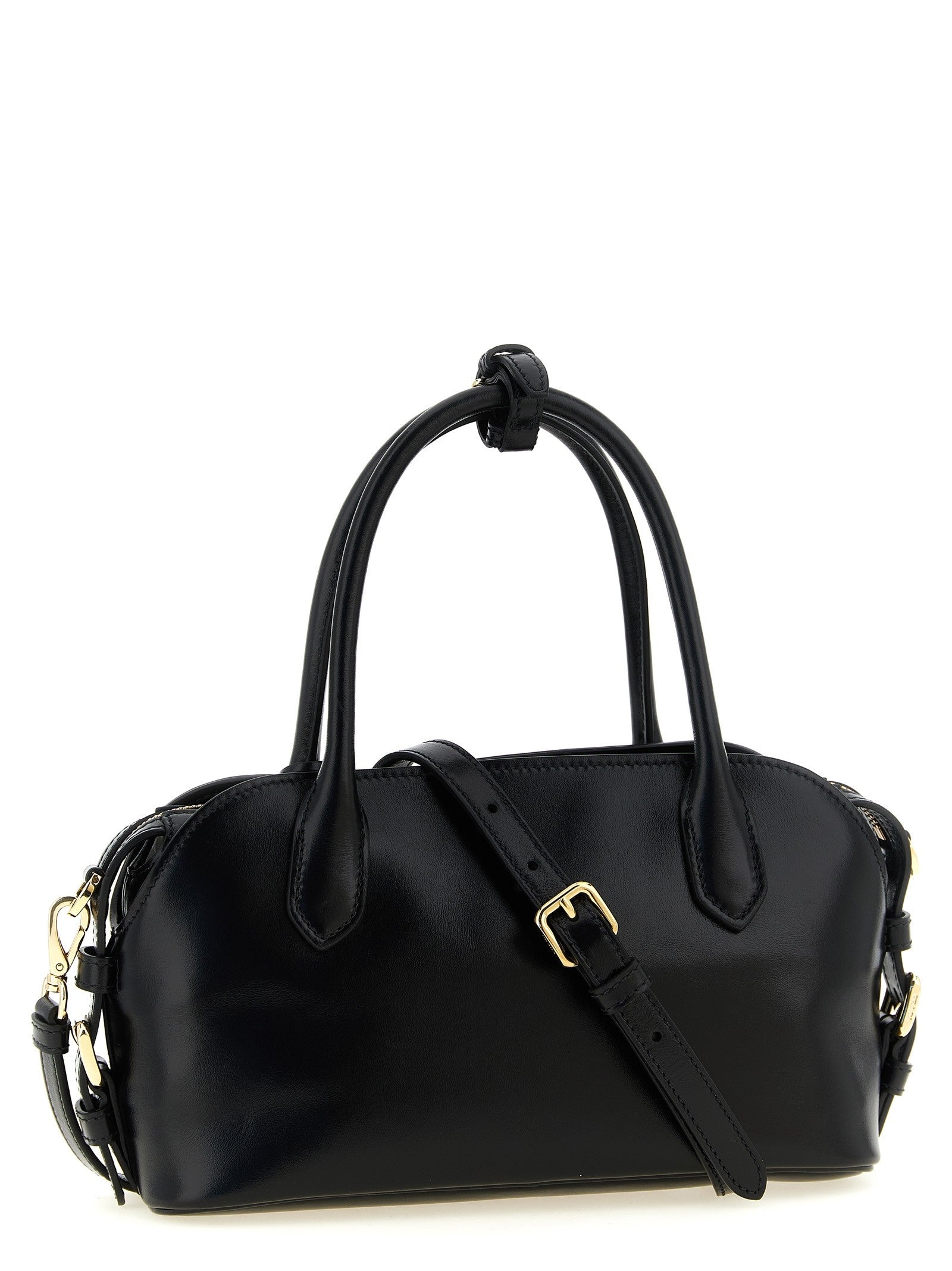 PRADA Softy Lux Handbag Black