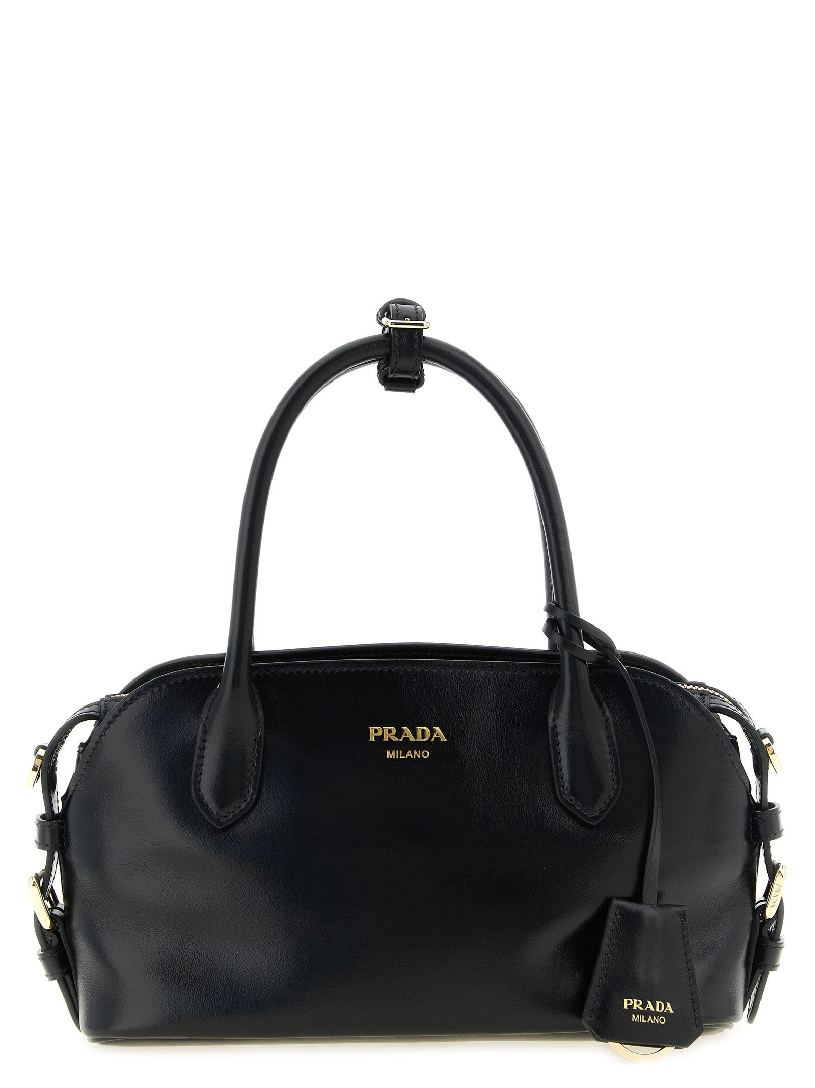 PRADA Softy Lux Handbag Black