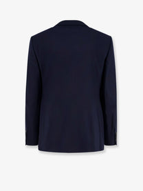 Giorgio Armani Men's Soho Line Super 160s Virgin Wool Suit Blue