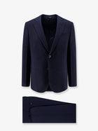 Giorgio Armani Men's Soho Line Super 160s Virgin Wool Suit Blue
