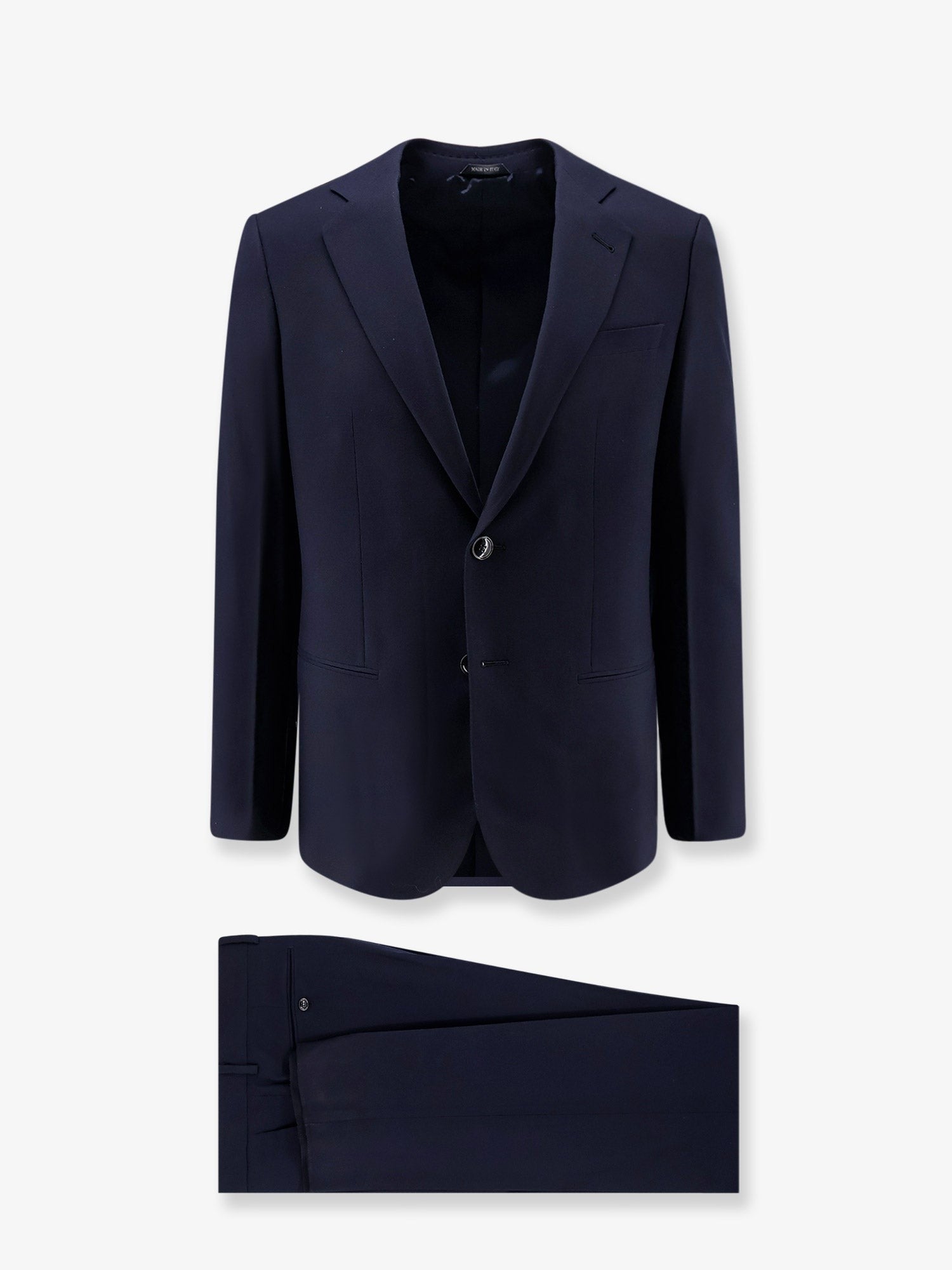 Giorgio Armani Men's Soho Line Super 160s Virgin Wool Suit Blue