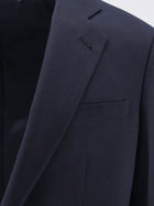 Giorgio Armani Men's Soho Line Super 160s Virgin Wool Suit Blue, view 3