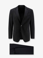 Giorgio Armani Men's Soho Line Super 160s Virgin Wool Suit Black