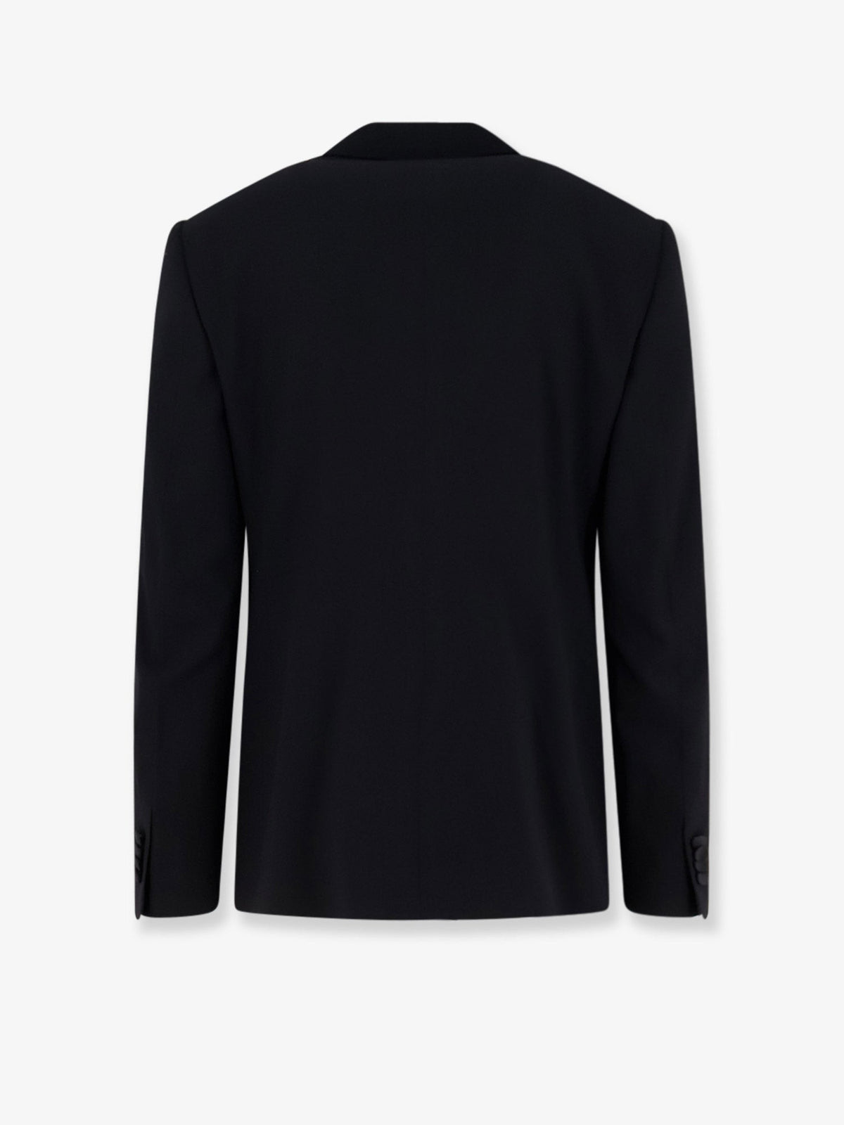 Giorgio Armani Men's Soho Virgin Wool Tuxedo Blazer Black, view 2