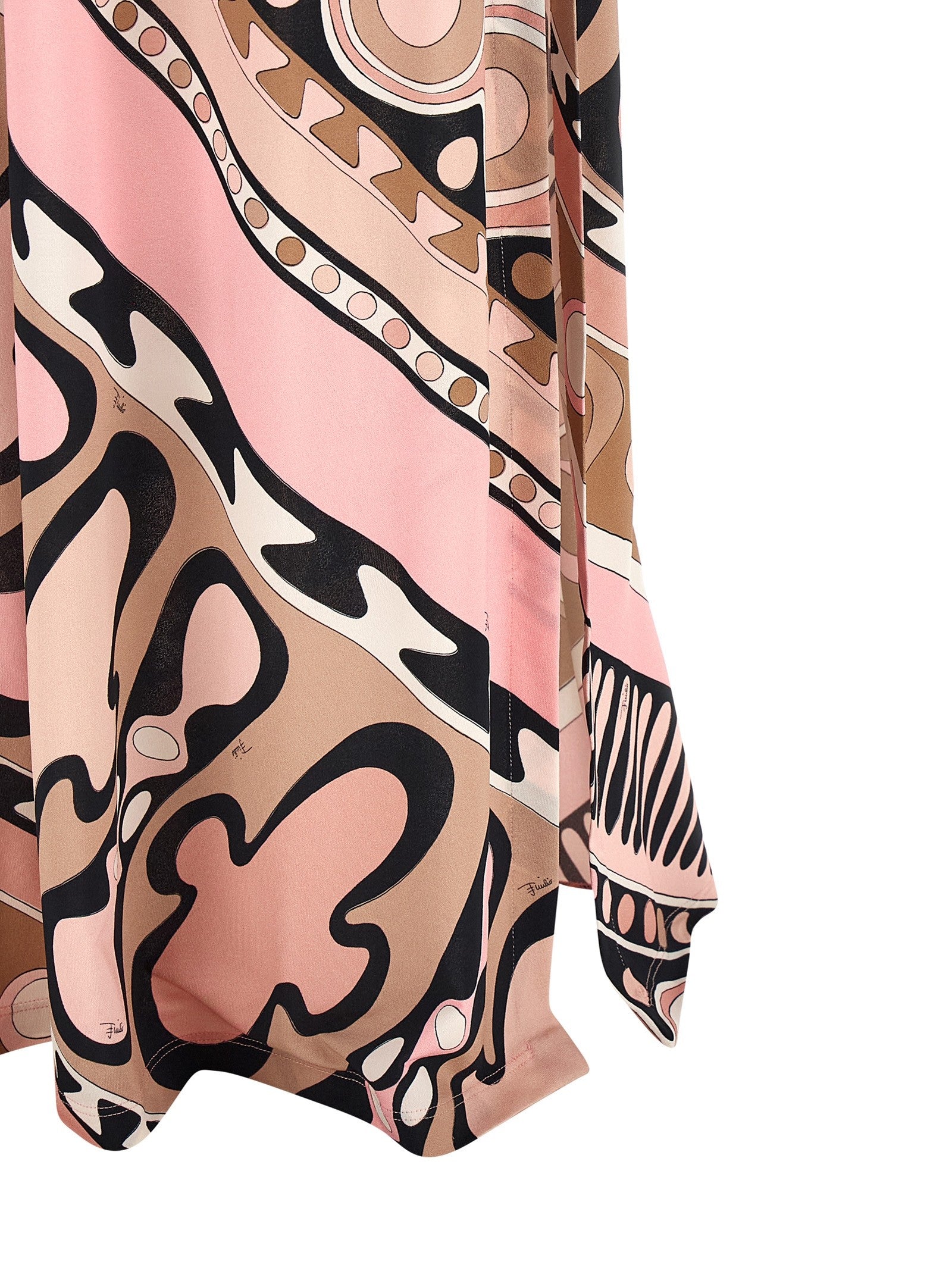 Emilio Pucci Soleil Print Chemisier Dress Blue