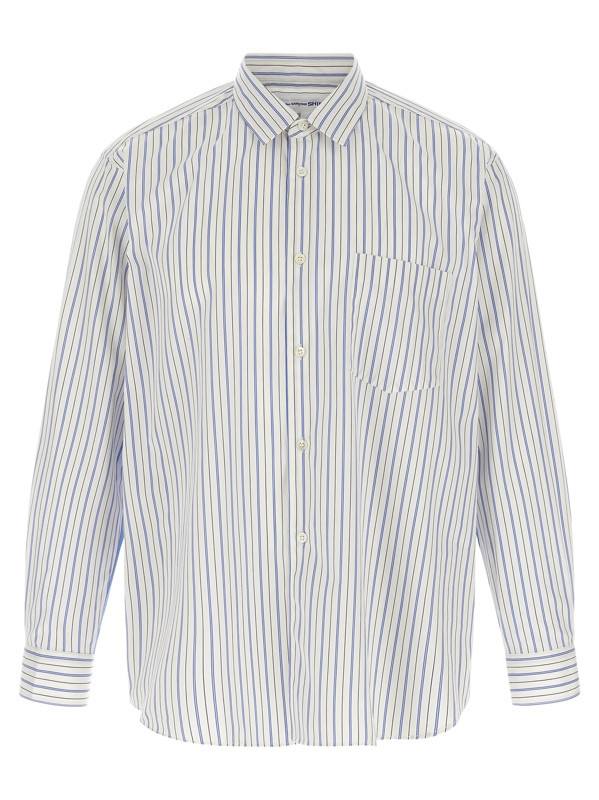 Comme Des Garcons Shirt Solid Color Insert Shirt Gold