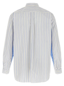 Comme Des Garcons Shirt Solid Color Insert Shirt Gold