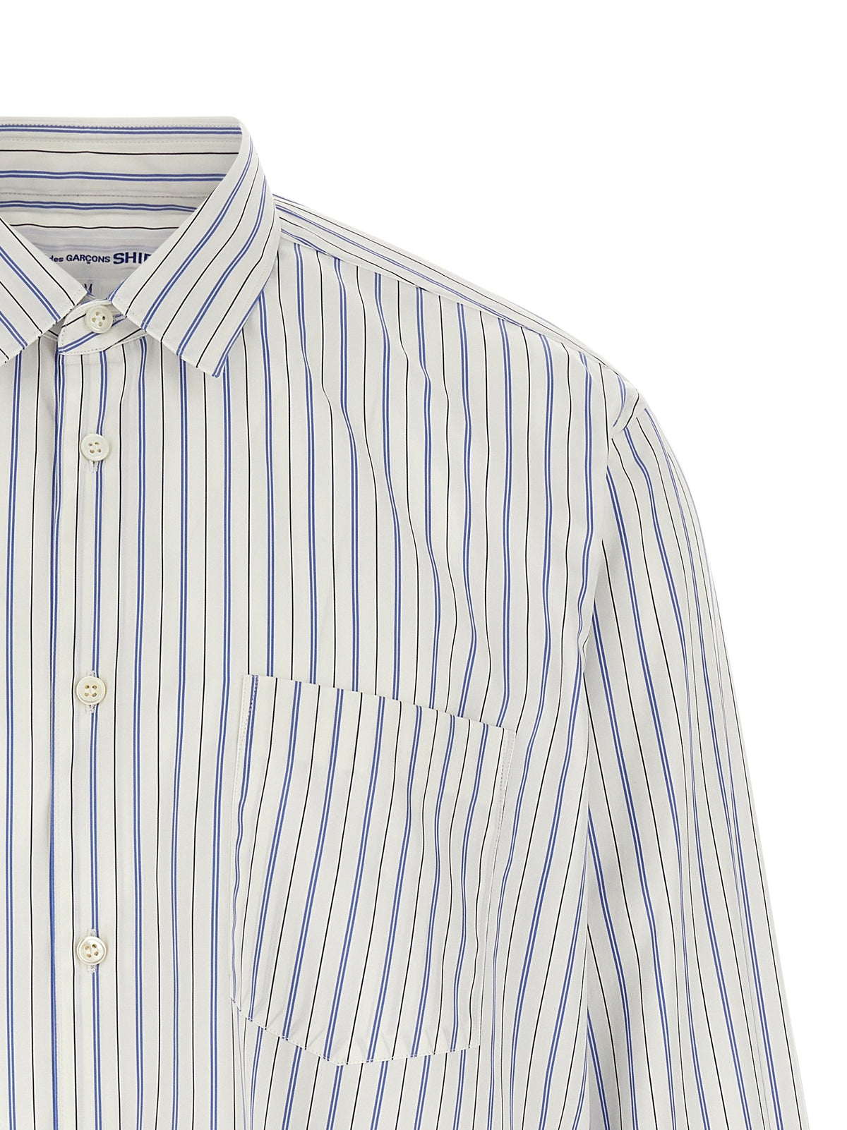 Comme Des Garcons Shirt Solid Color Insert Shirt Gold