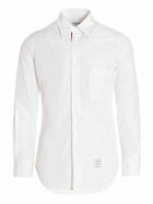 Thom Browne Solid Poplin Shirt White