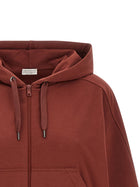Brunello Cucinelli Solomei AD Mcccxci Hoodie Red, view 3
