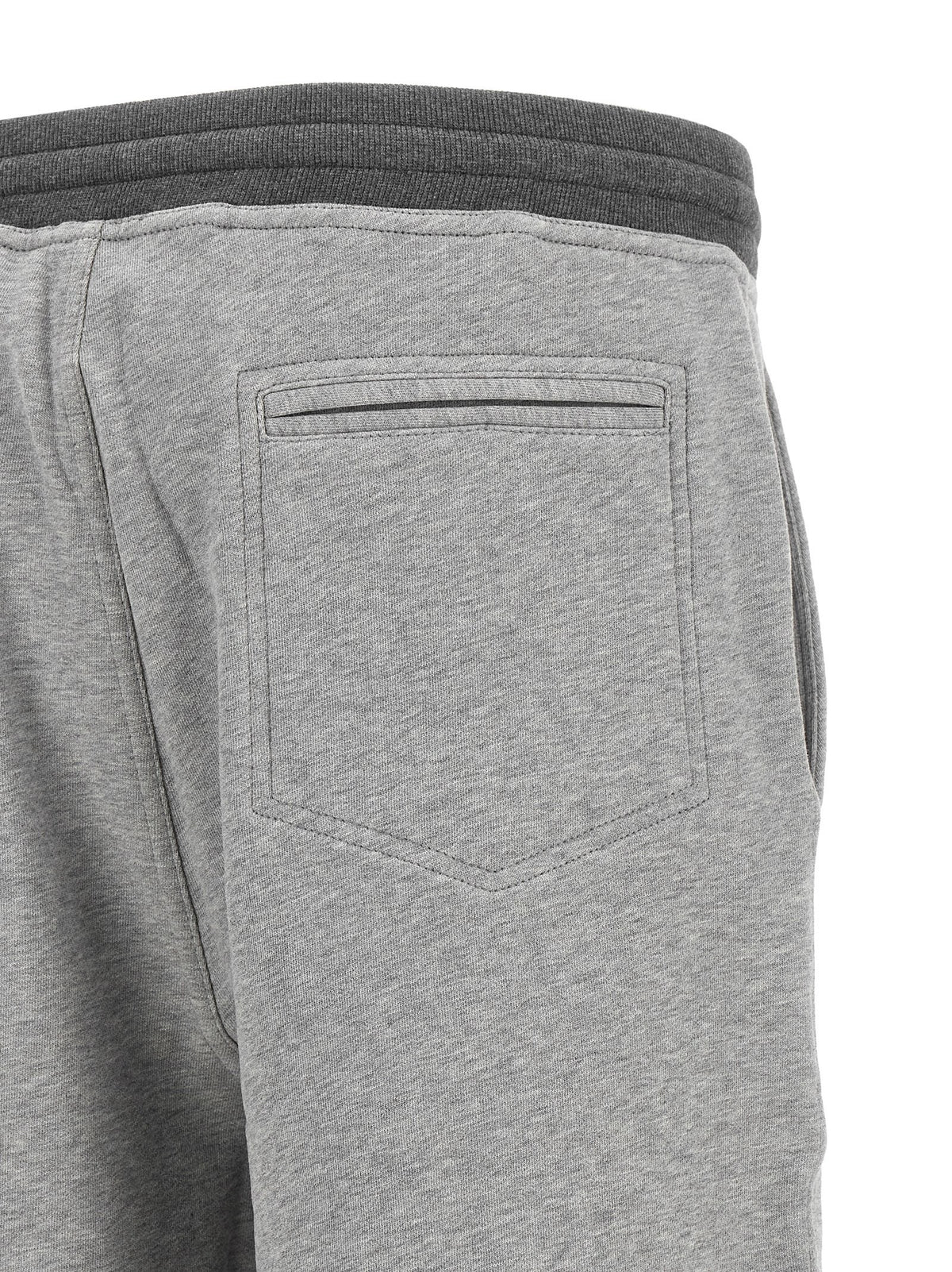 Brunello Cucinelli Solomei Athletic Club Bermuda Shorts Grey, view 4