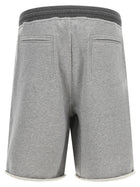 Brunello Cucinelli Solomei Athletic Club Bermuda Shorts Grey, view 2