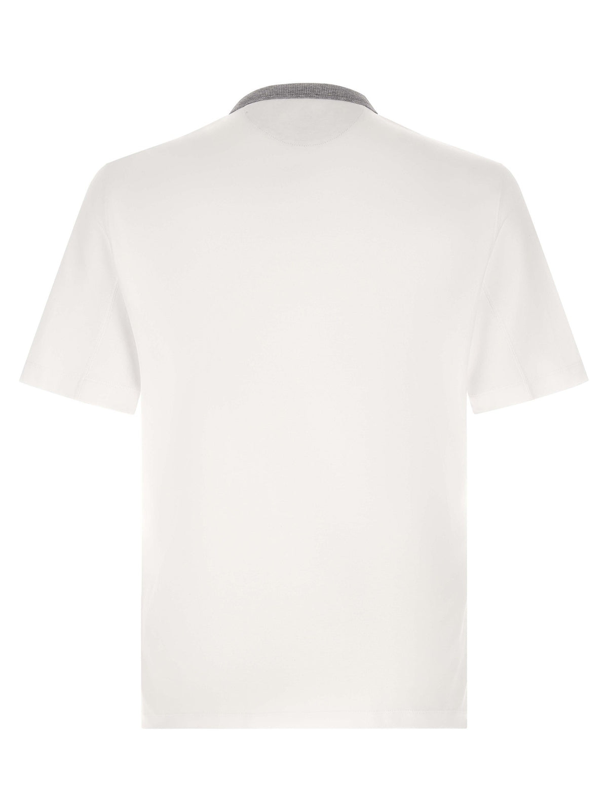 Brunello Cucinelli Solomei Athletic Club Shirt White, view 2