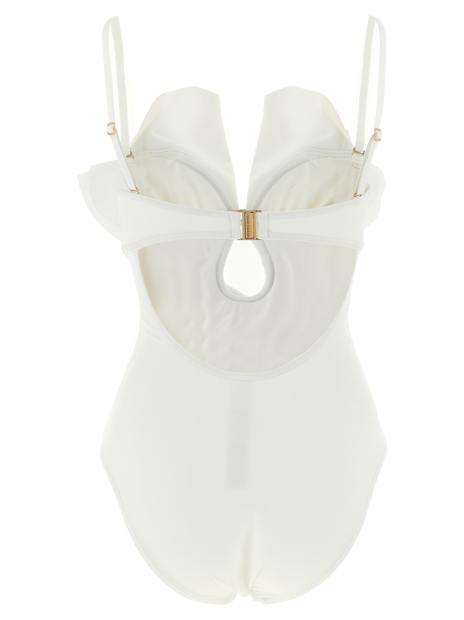 Zimmermann Solstice One Piece Swimsuit White